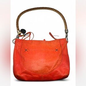The Sak Hibo Cayenne Red Coral Leather Purse